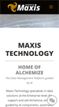 Mobile Screenshot of maxistechnology.com
