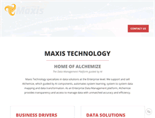 Tablet Screenshot of maxistechnology.com